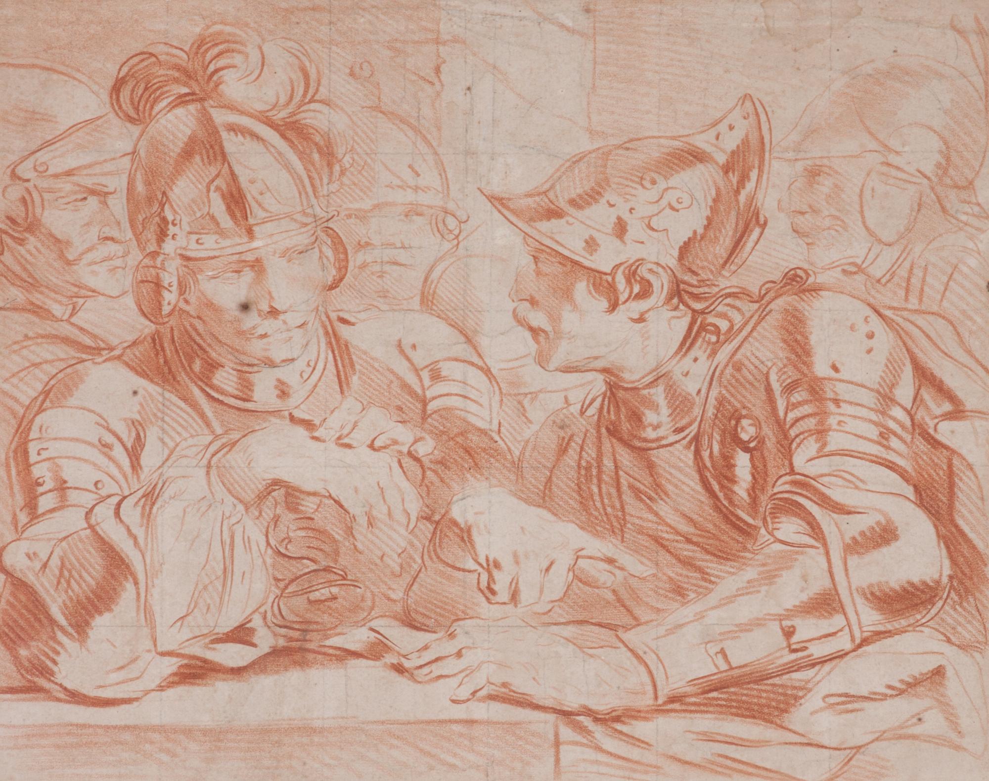 Italian School, (19th century), Soldiers in Discussion