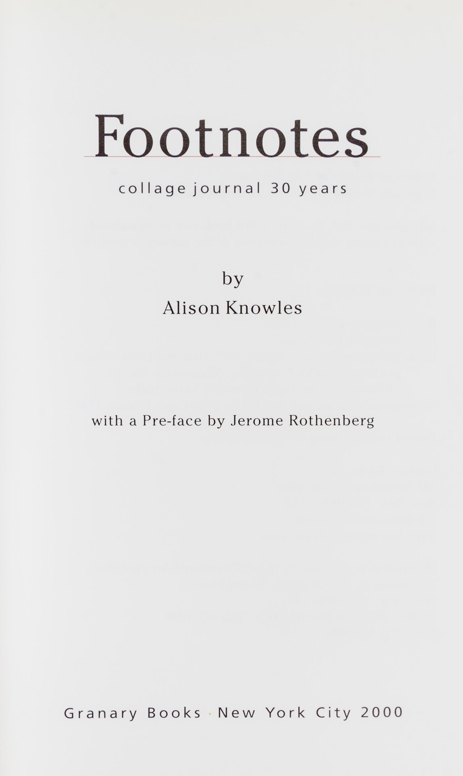 KNOWLES, ALISON AND CHRISTOPHER. A group of four works.