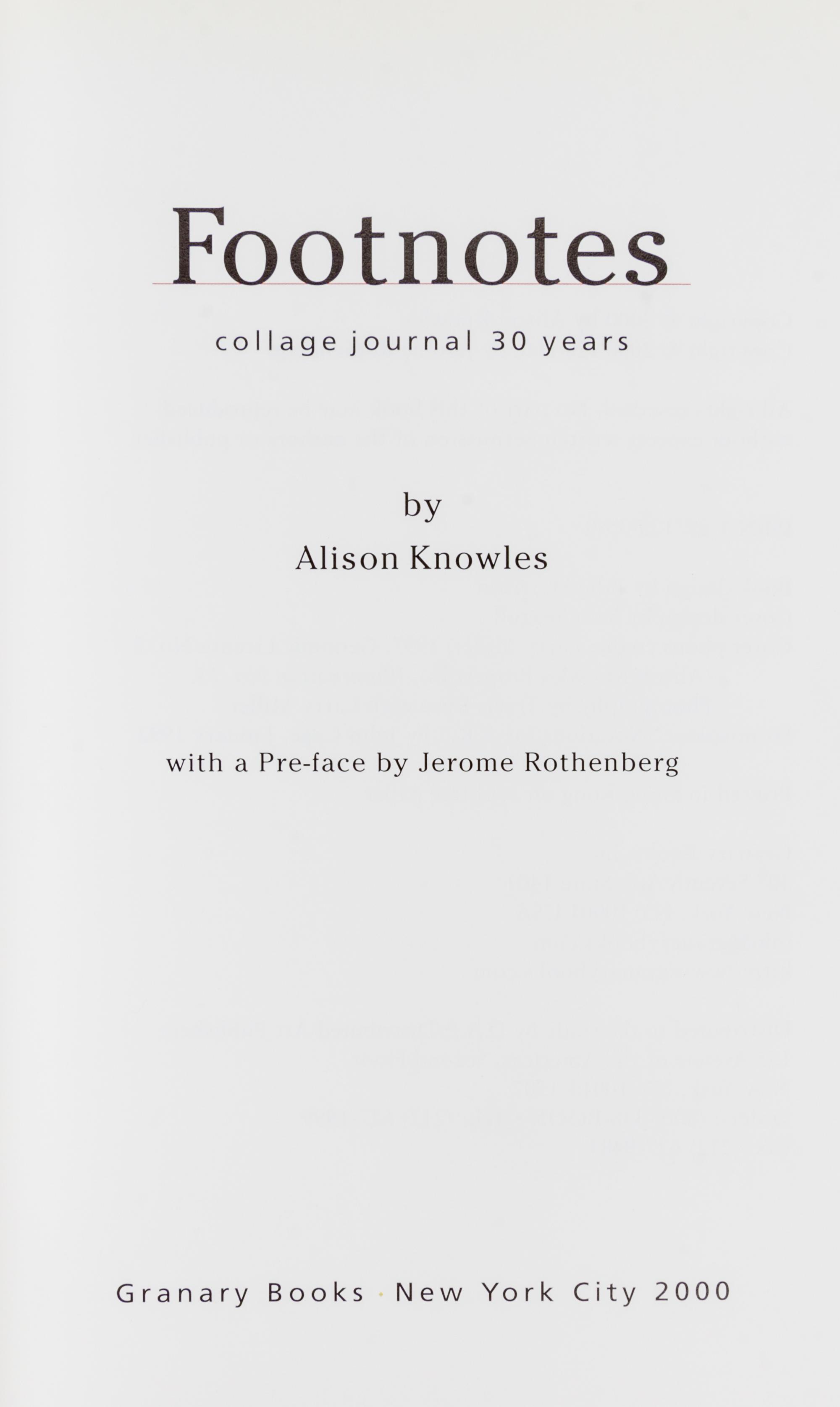 KNOWLES, ALISON AND CHRISTOPHER. A group of four works.