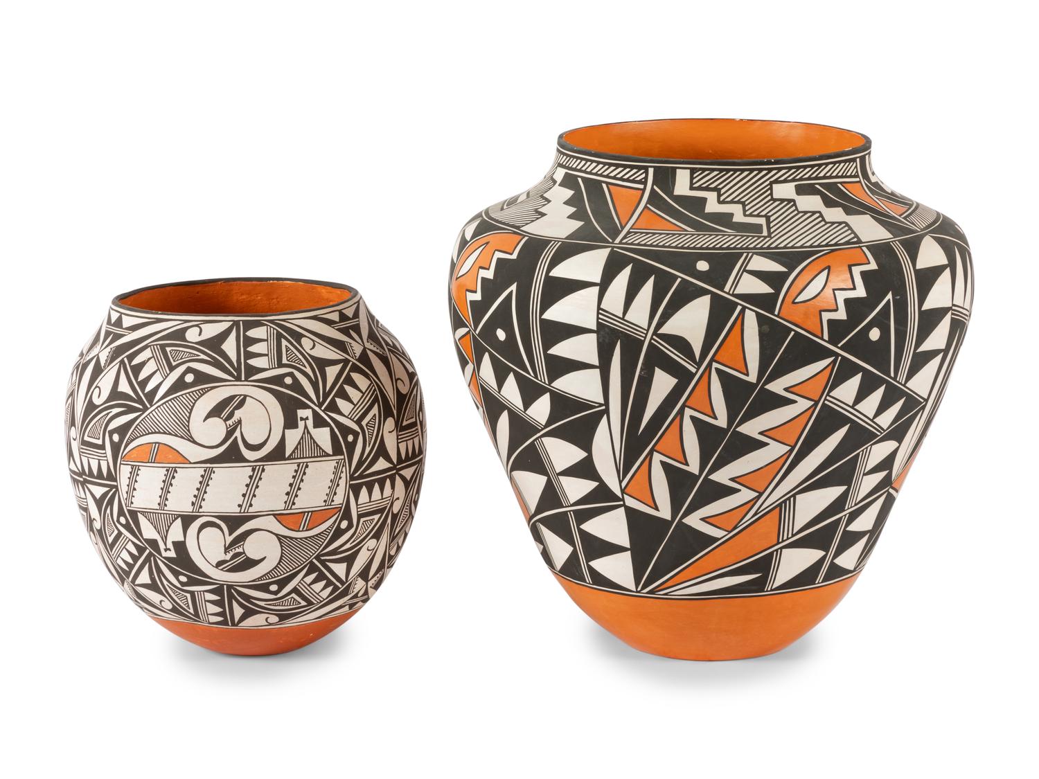 Acoma Pottery Jars