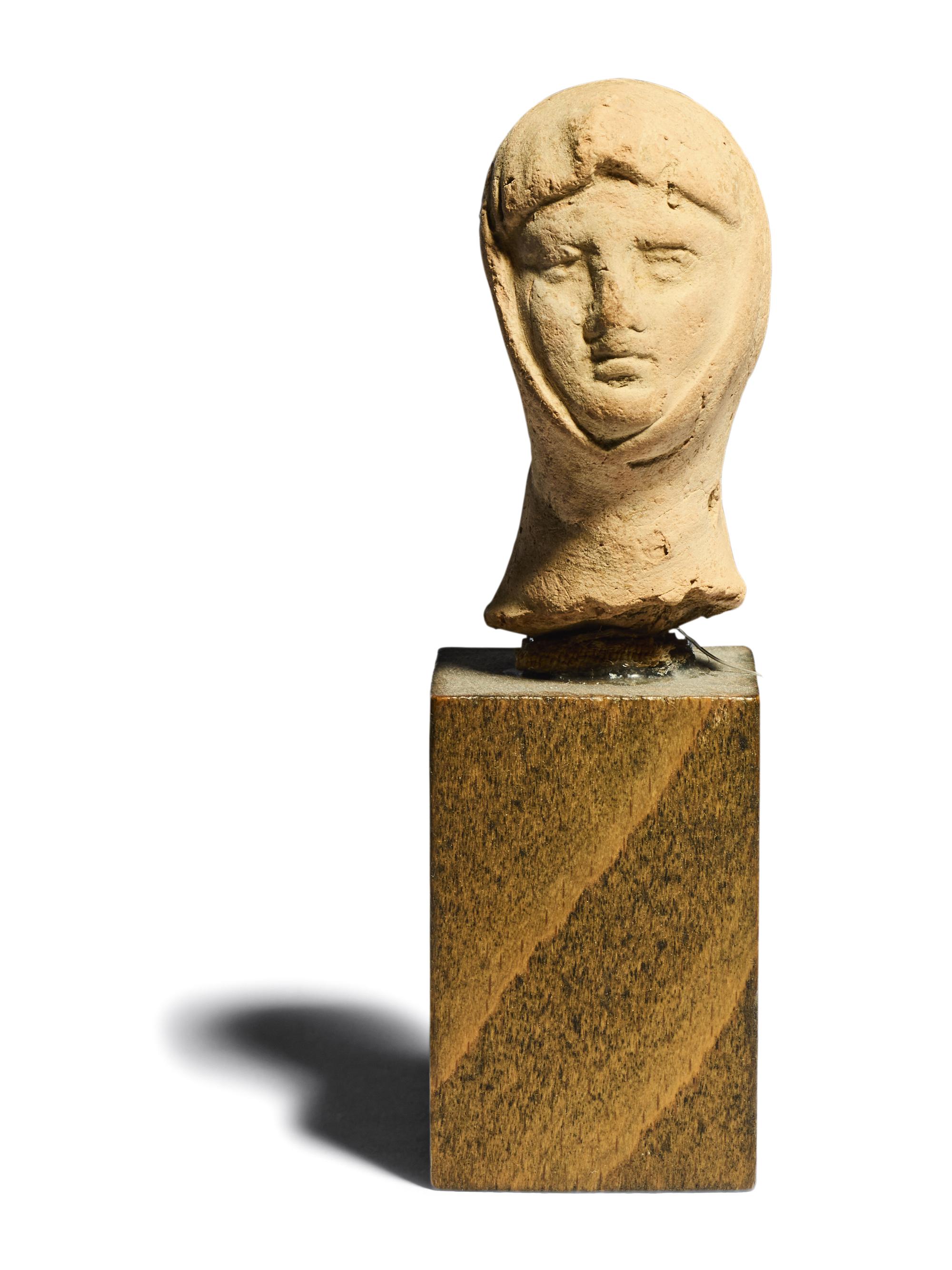 A Greek Terracotta Head