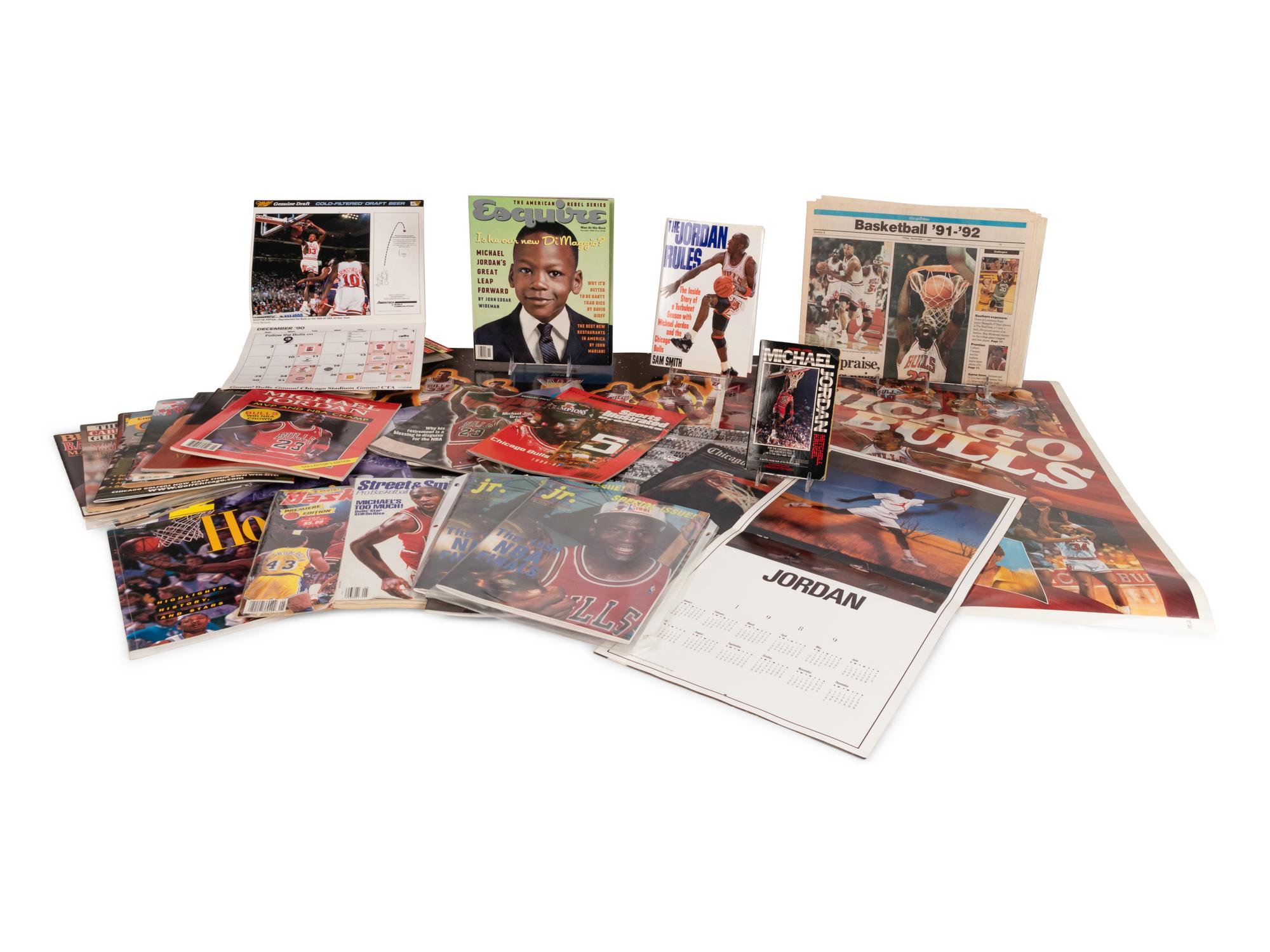 A Large Group of Vintage Michael Jordan Ephemera,