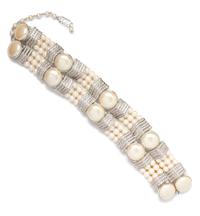 An Yves Saint Laurent Faux Pearl Choker, 14".
