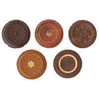 [EARLY PHOTOGRAPHY - UNION CASES]. A group of 10 brown "oreo" union cases containing images of female subjects, including: