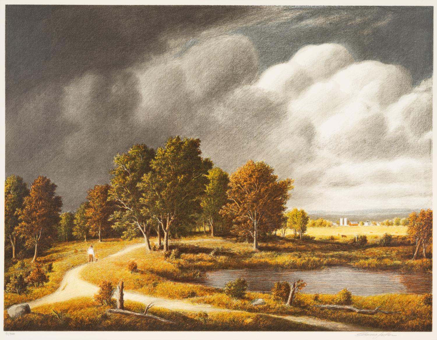Group of Three Serigraphs by Thomas Locker (American, 1937-2012)