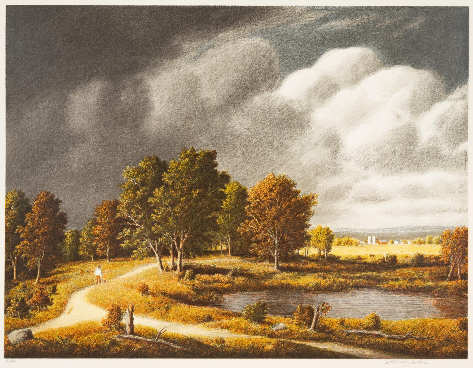 Group of Three Serigraphs by Thomas Locker (American, 1937-2012)
