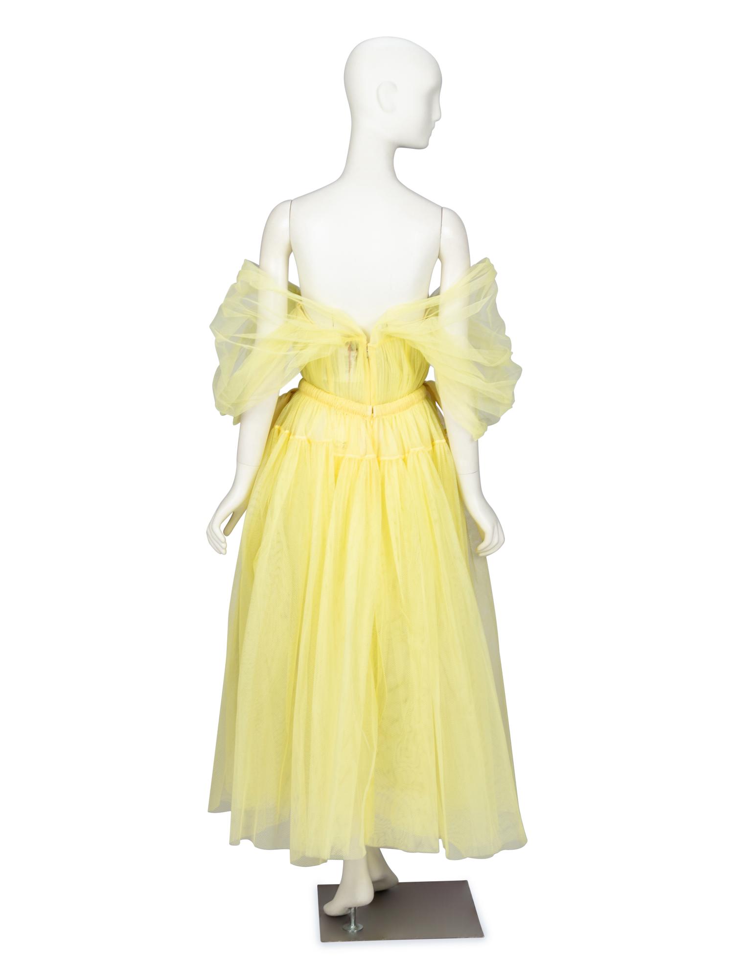 Alexander McQueen, Yellow Tulle Dress, 2022