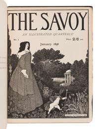 [THE SAVOY]. SYMONS, Arthur (1865-1945), editor. Aubrey Beardsley, illustrator. The Savoy: An Illustrated Quarterly . London: Leonard Smithers, 1896.