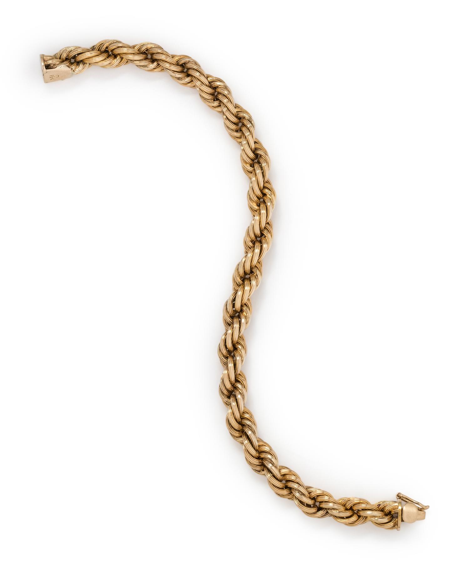 YELLOW GOLD BRACELET