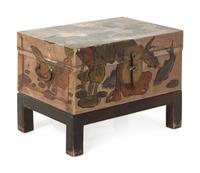 A Chinese Export Lacquered Chest