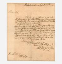 Washington, George, and (Thomas Jefferson) Autograph Letter, signed
