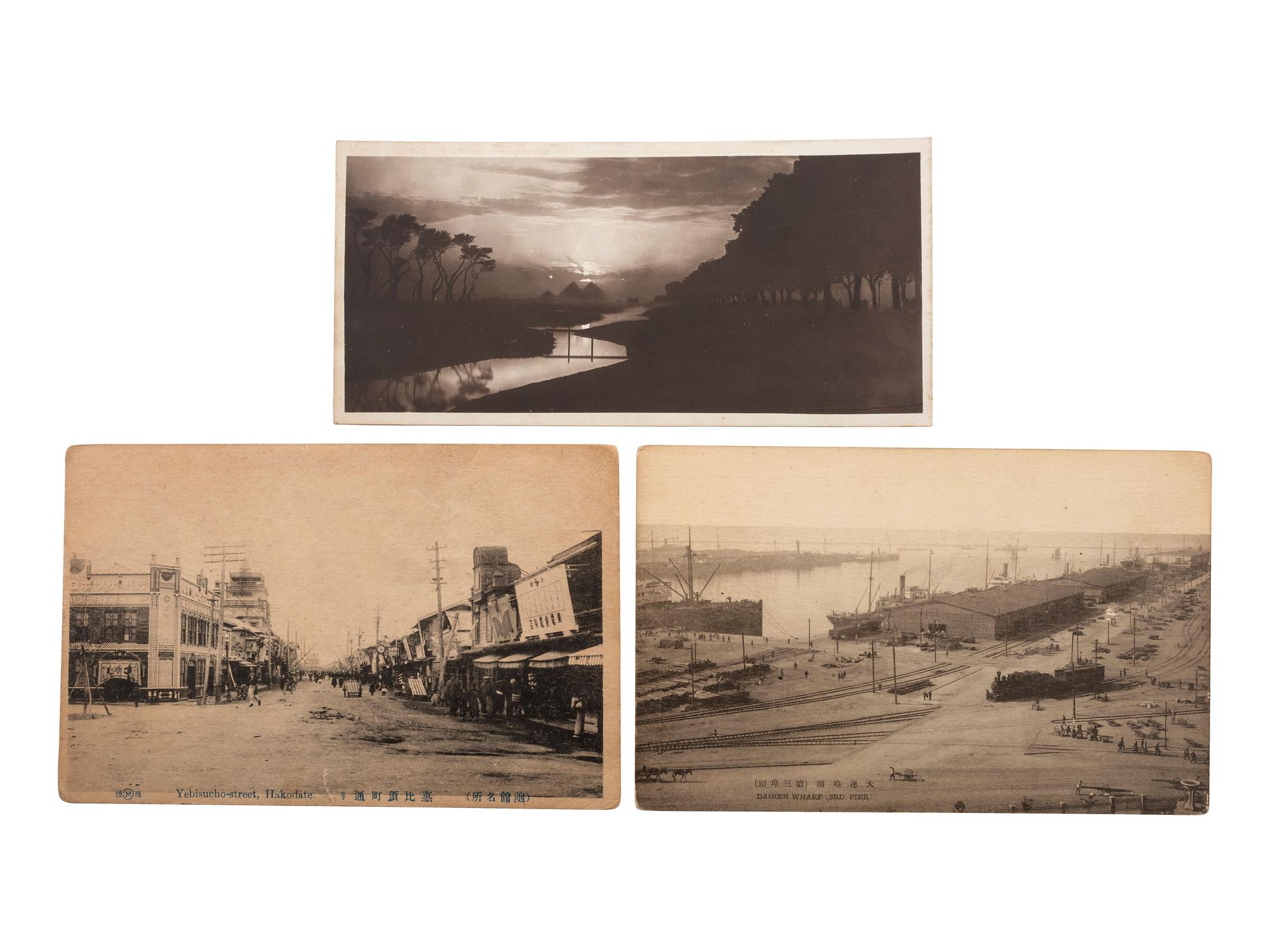 [POSTCARDS]. A group of 101 international RPPCs and photographs.