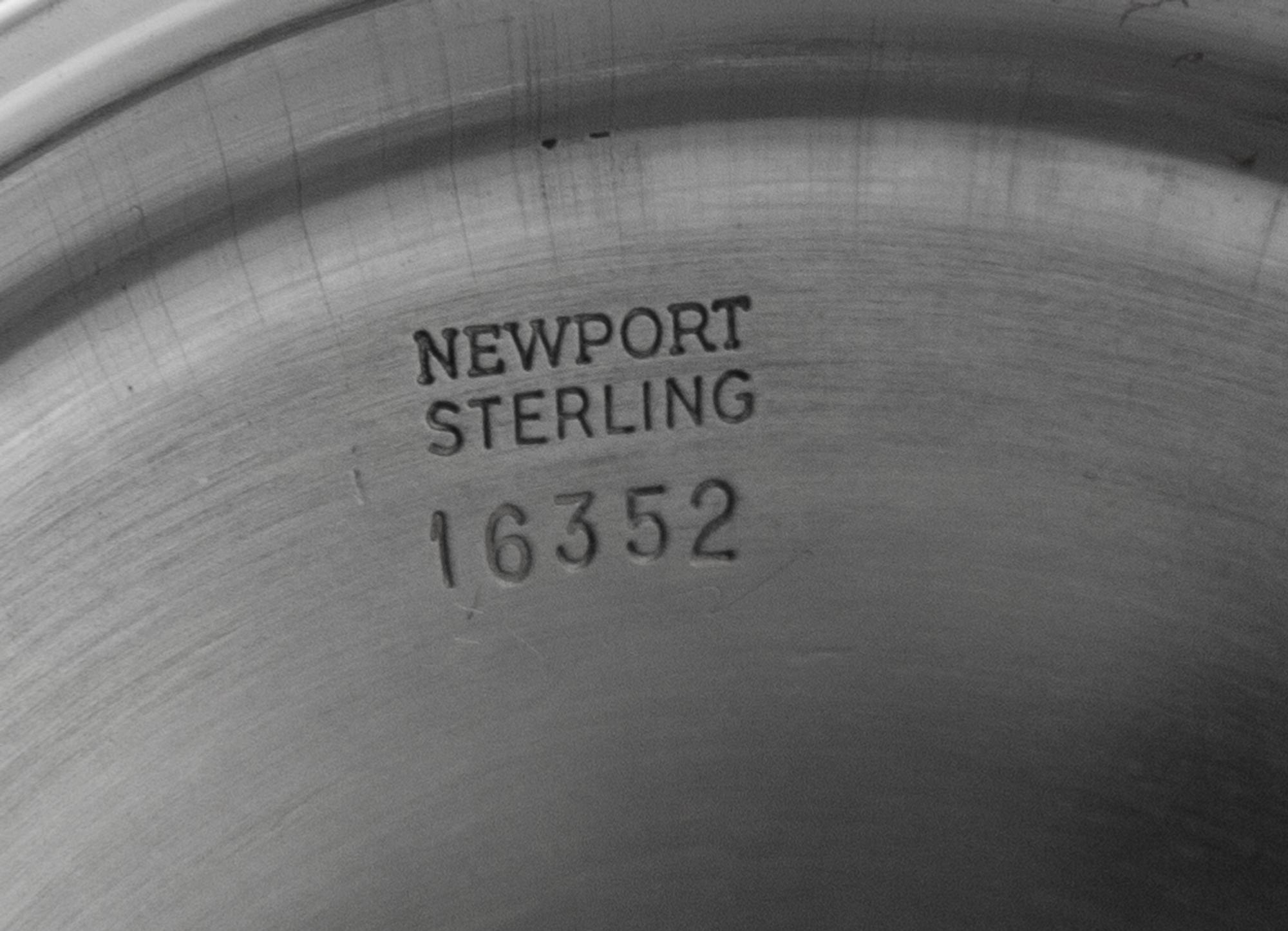 A Set of Eight American Silver Water Goblets