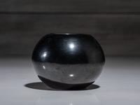 Blackware Bowl, with Gunmetal Finish September 1970