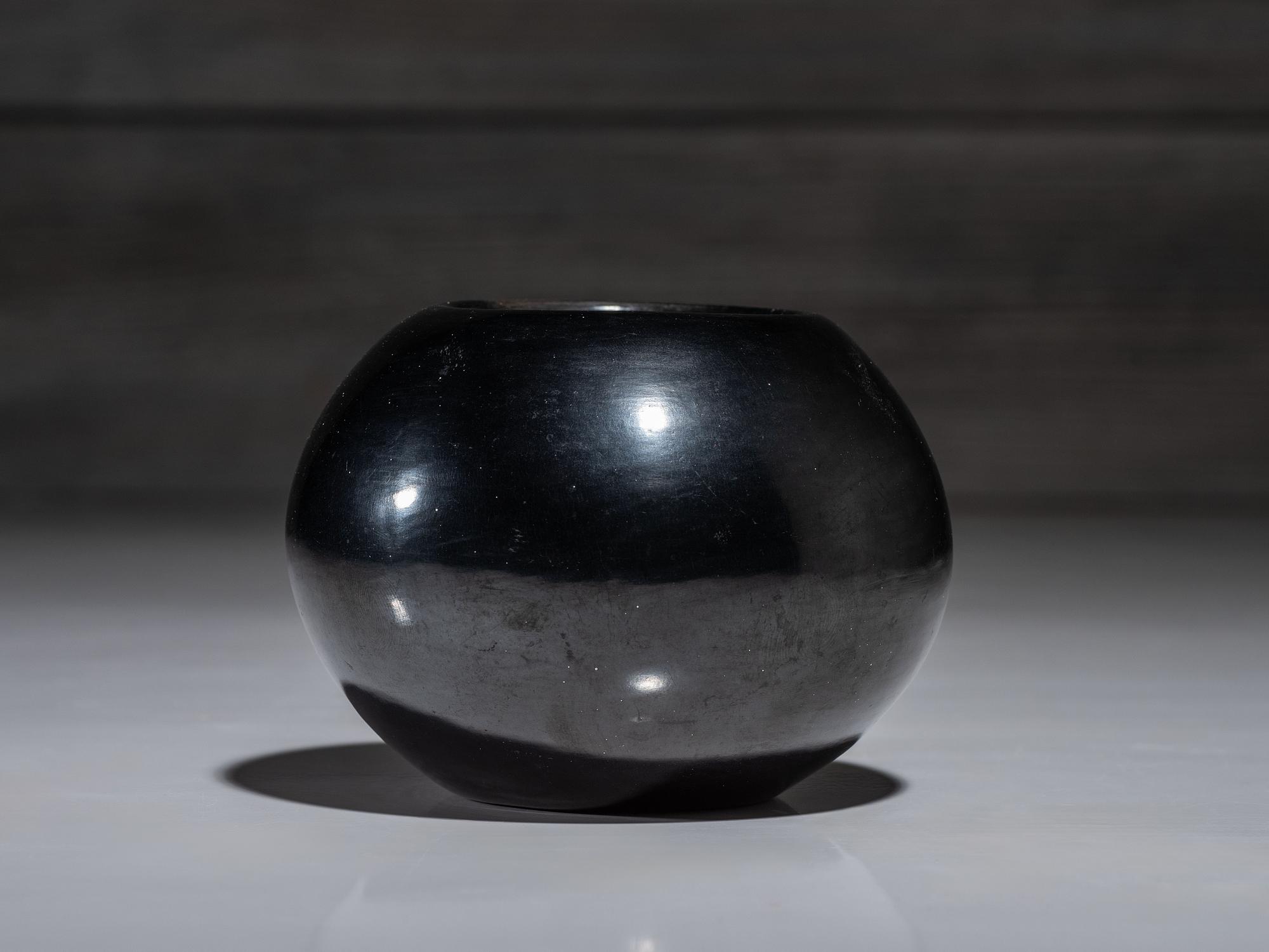 Blackware Bowl, with Gunmetal Finish September 1970