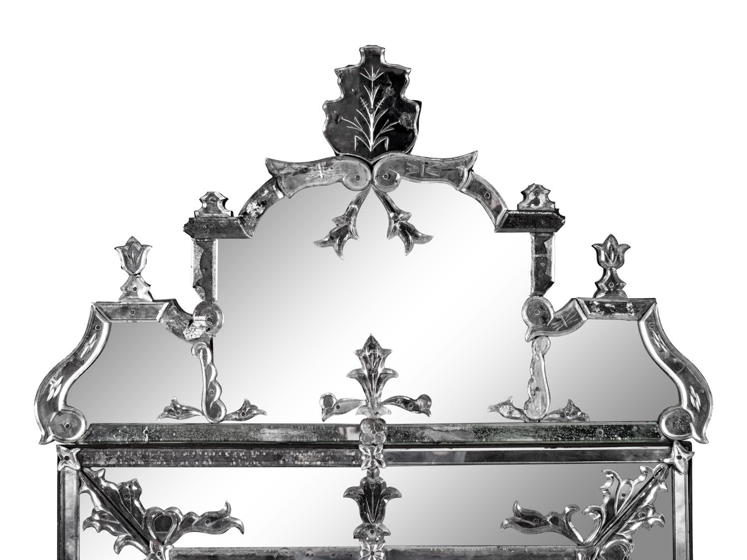 A Venetian Glass Mirror
