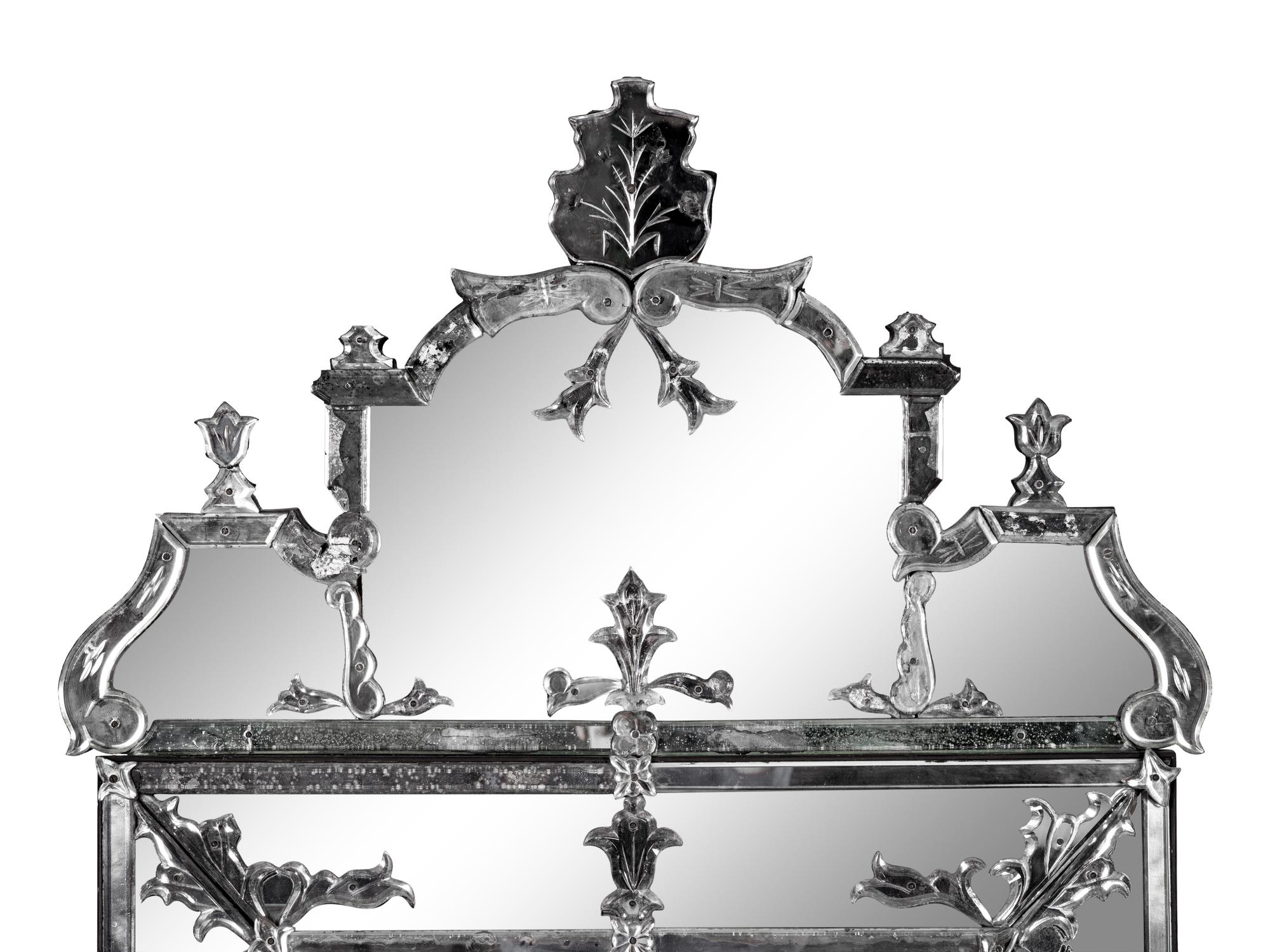 A Venetian Glass Mirror