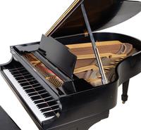 A Steinway & Sons Black Lacquered Baby Grand Piano
