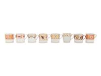 A Group of Eight English Porcelain Coffee Canns