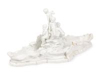 A Capodimonte Porcelain Table Centerpiece