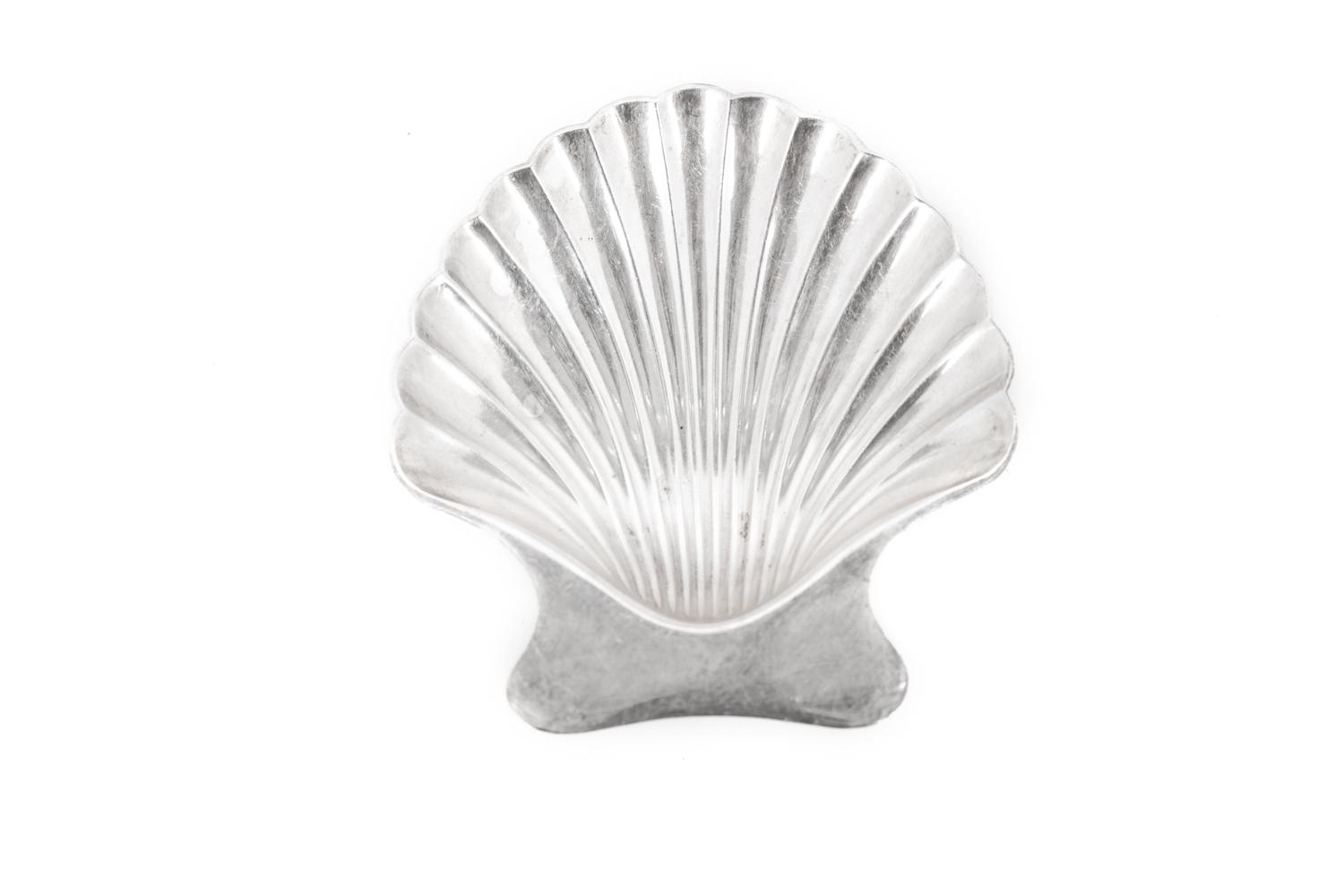 Six Silver Shell-Form Salt Cellars by Tiffany & Co.