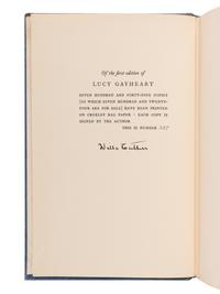 CATHER, Willa (1873-1947). A group of 7 works, SEVERAL SIGNED, comprising: