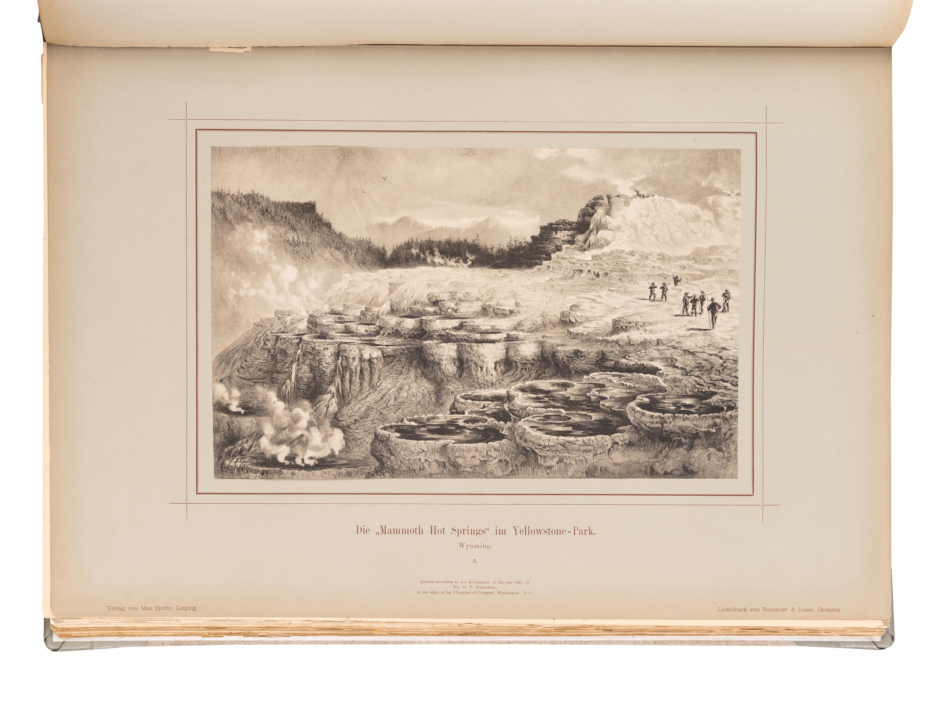CRONAU, Rudolf Daniel Ludwig (1855-1939). Von Wunderland zu Wunderland Landschafts- und Lebensbilder aus den Staaten und Territorien der Union. Leipzig: T.O. Weigel, 1886.