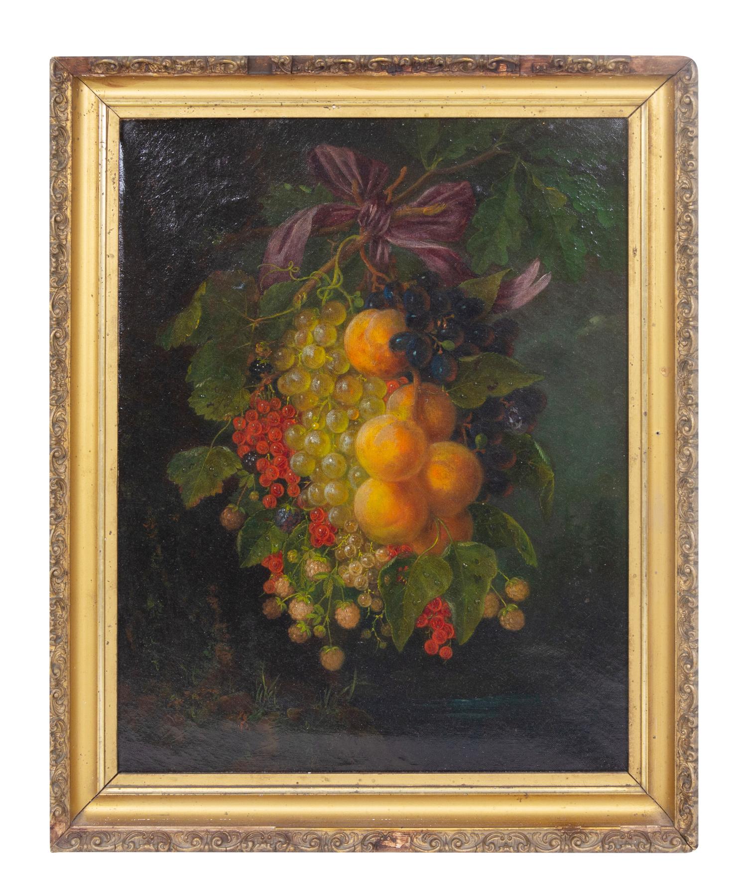 Continental School (19th century) Still Life with Fruit oil…
