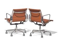Pair of Aluminum Group Chairs Herman Miller, USA