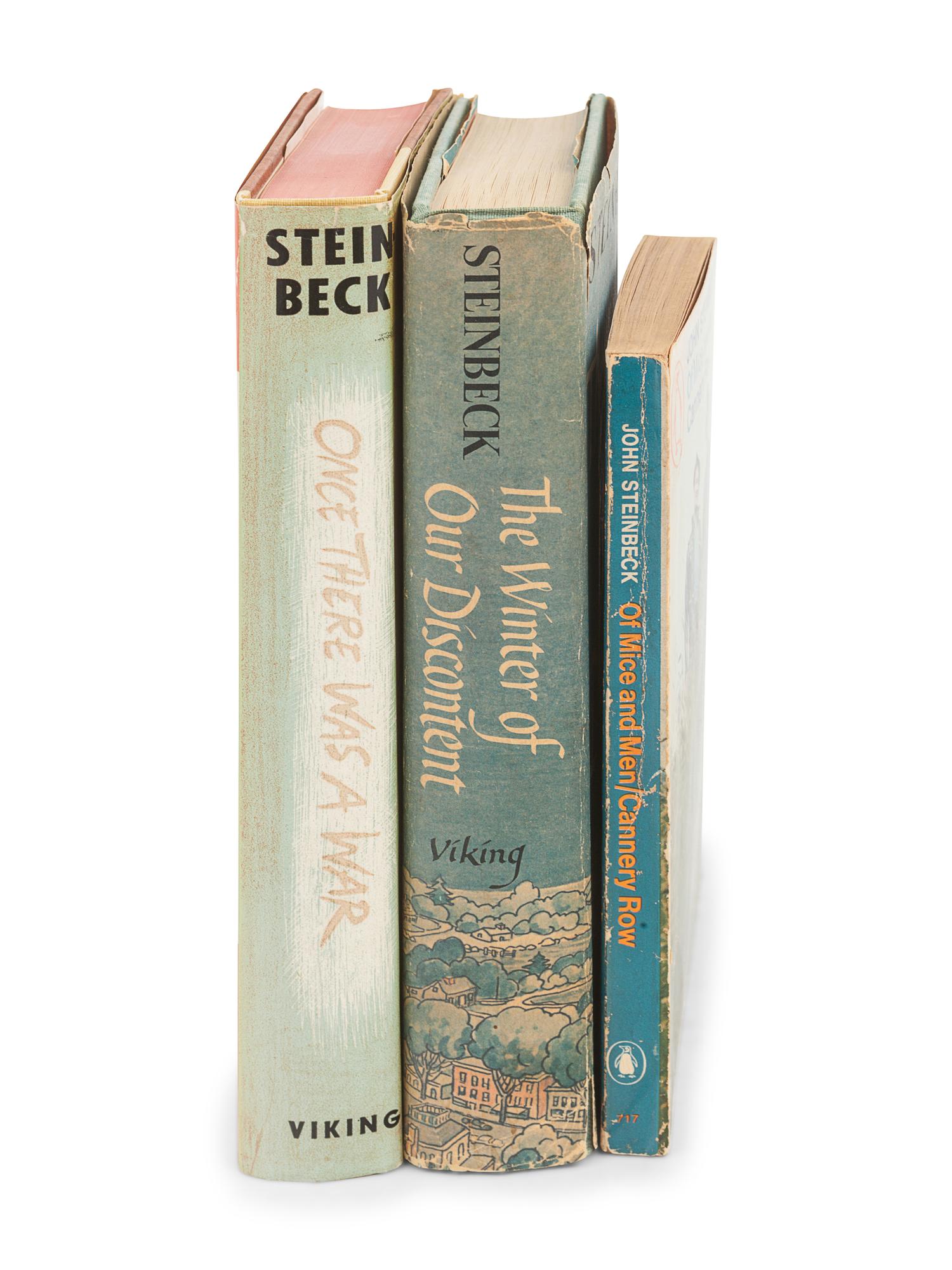 STEINBECK, John (1902-1968). A group of 3 works, comprising: