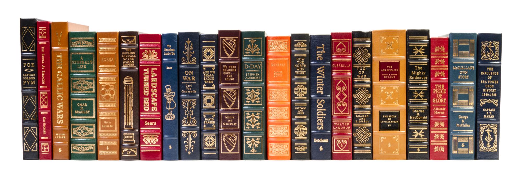 (EASTON PRESS) A group of 44 books.
