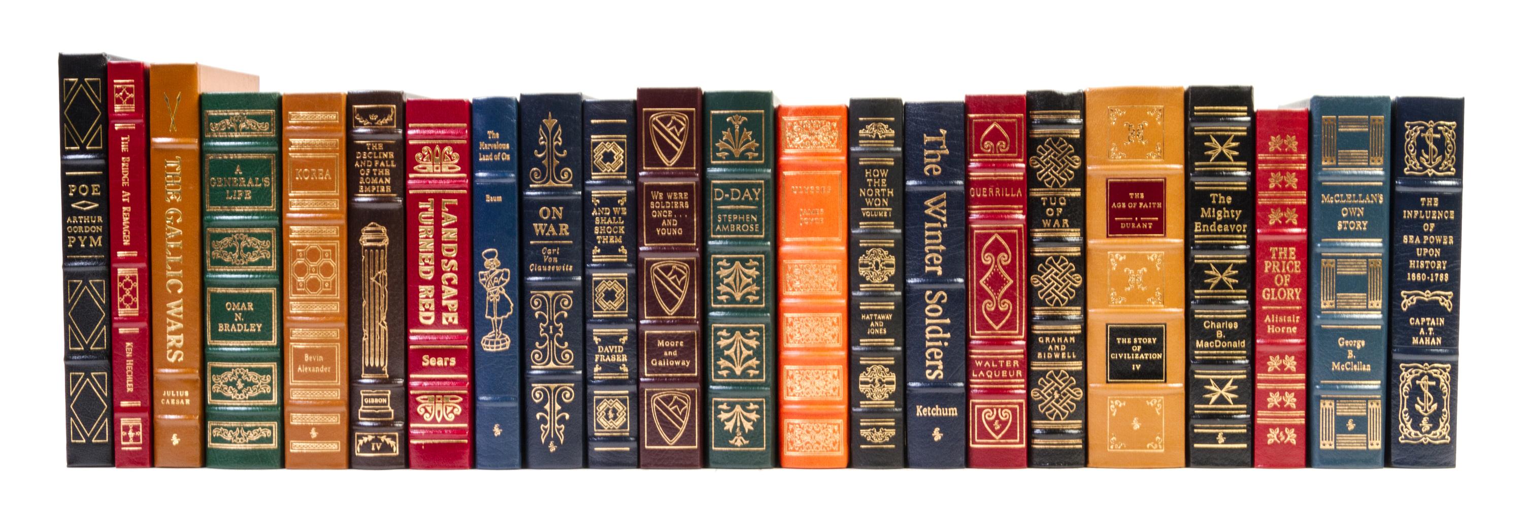 (EASTON PRESS) A group of 44 books.