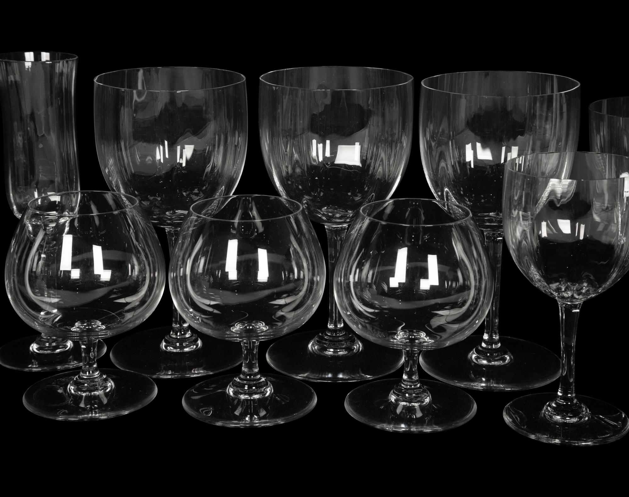 A Baccarat Stemware Service