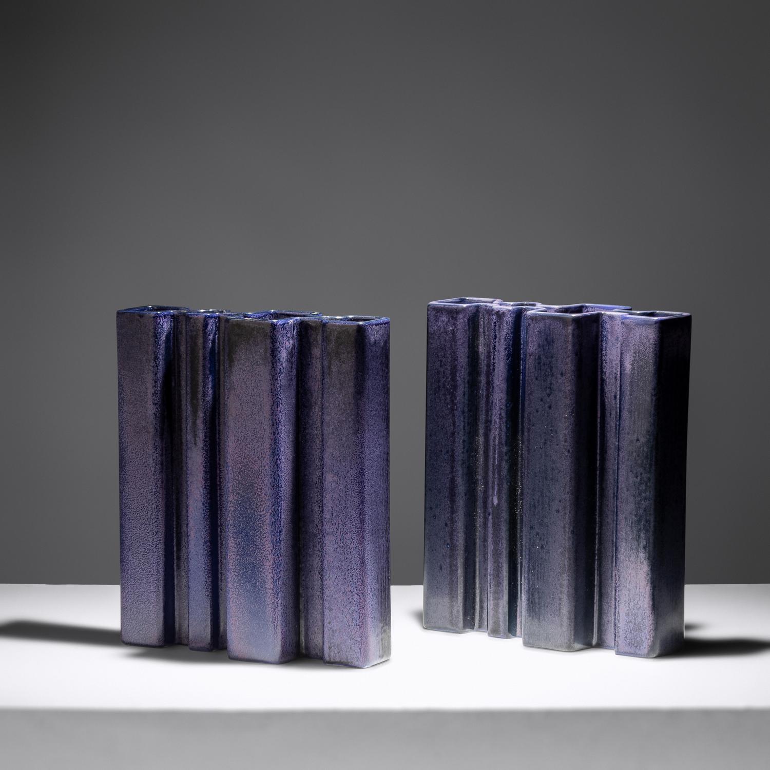 Two Vases, c. 1968 Fratelli Brambilla, Italy