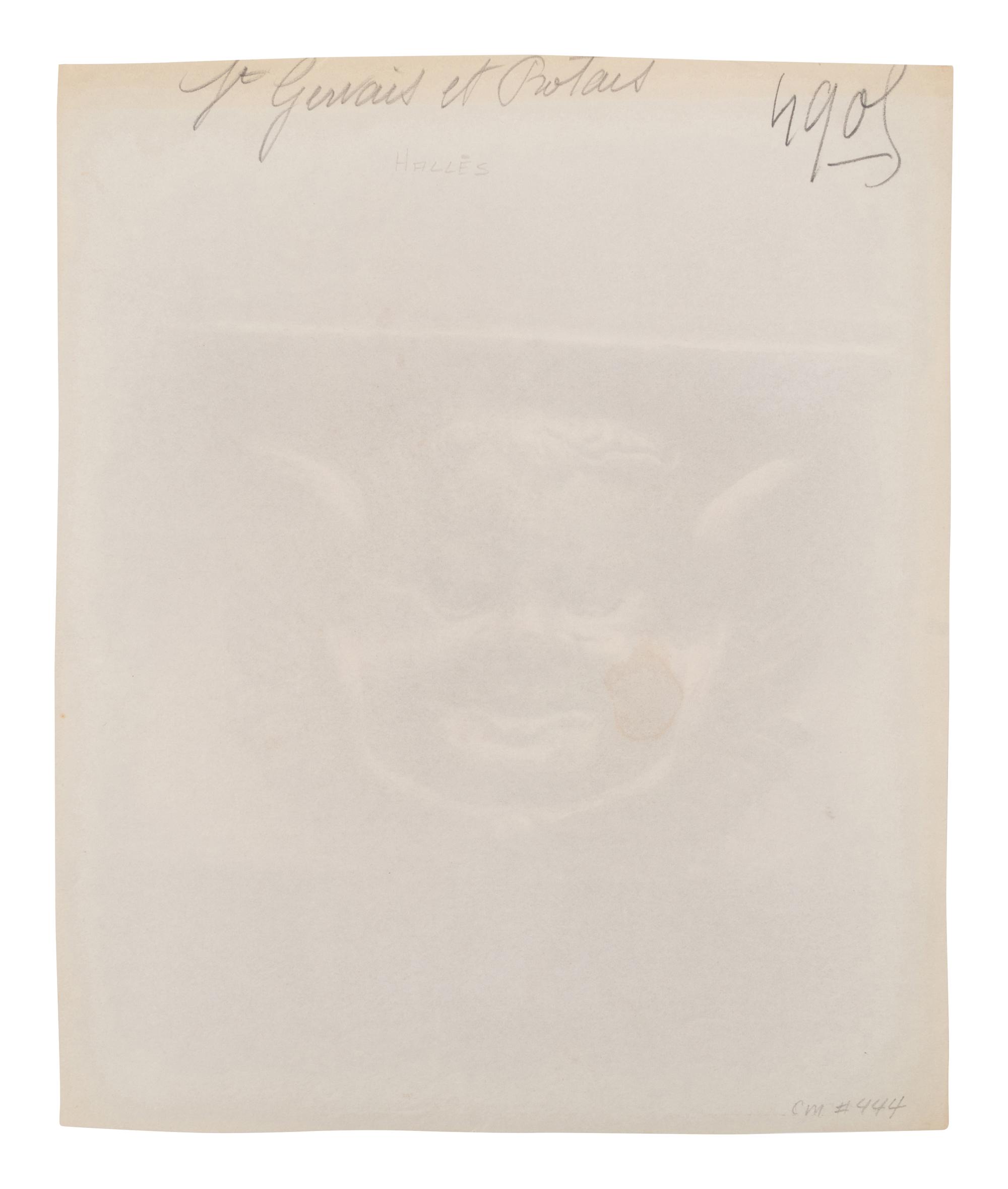 A group of six photographs depicting early 20th Century Parisian architectural details (Saints-Gervais-et-Protais, 1903-1904; Ambassade d'Autriche, 57 rue de Varenne, 1905; La Monnaie-quai Conti [5234], 1905-1906; Hôtel de Roquelaure, boulevard Saint-Germain, 246, 1905-1906; Hôtel de la Duchesse, de Narbonne, rue Varenne 45, 1907; [Cluny–Diane Chasseresse. Art Français. École J. Goujon], 1911)