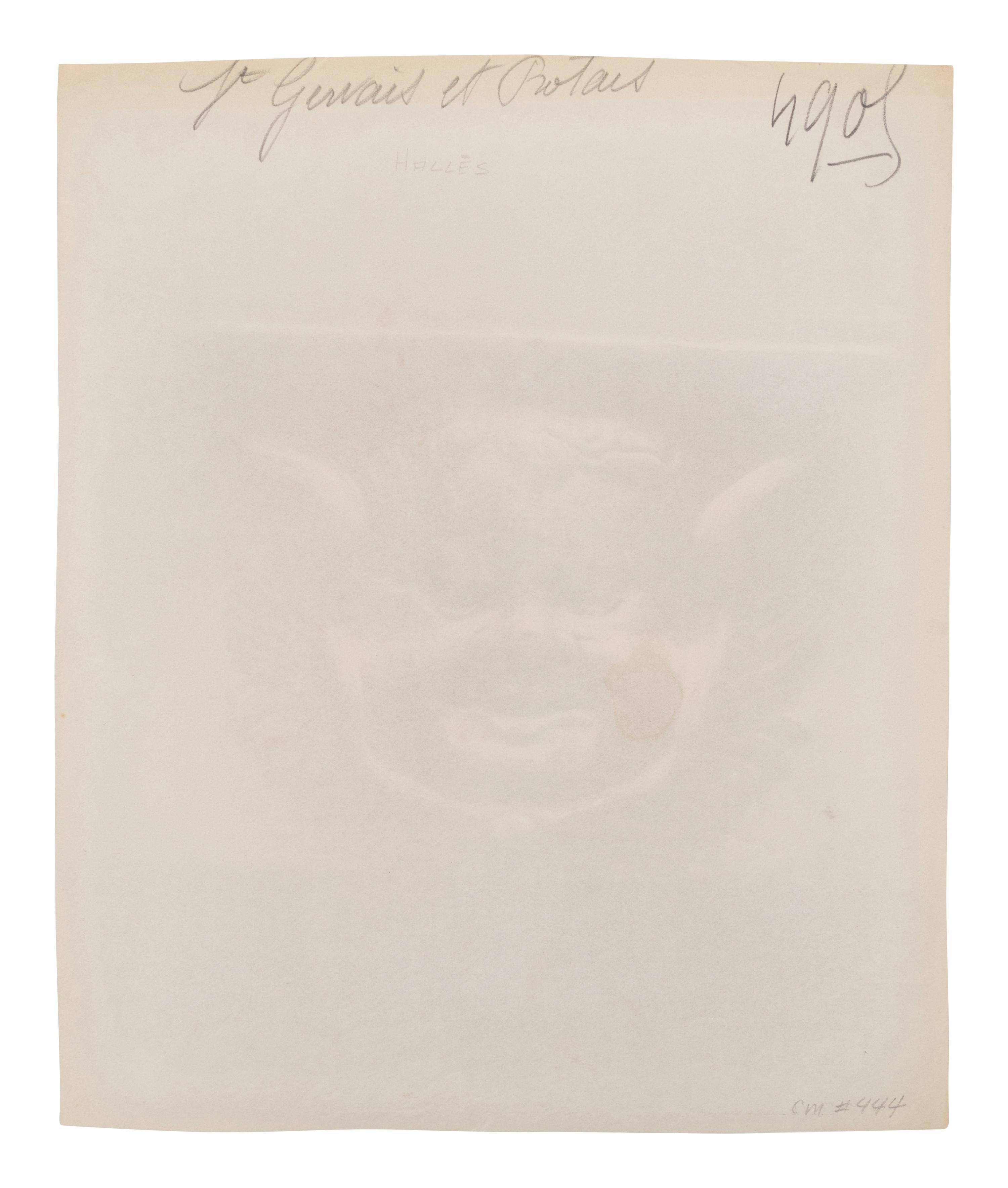 A group of six photographs depicting early 20th Century Parisian architectural details (Saints-Gervais-et-Protais, 1903-1904; Ambassade d'Autriche, 57 rue de Varenne, 1905; La Monnaie-quai Conti [5234], 1905-1906; Hôtel de Roquelaure, boulevard Saint-Germain, 246, 1905-1906; Hôtel de la Duchesse, de Narbonne, rue Varenne 45, 1907; [Cluny–Diane Chasseresse. Art Français. École J. Goujon], 1911)