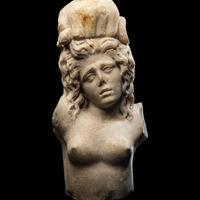 A Roman Marble Fragment with a Female Figure