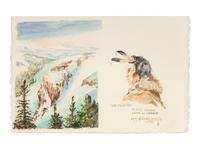 Two Works: Wolf Robe Shaman to the Cheyenne , 1990 and Ute Country , 1987