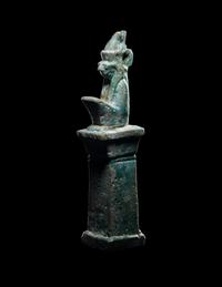 An Egyptian Faience Horus