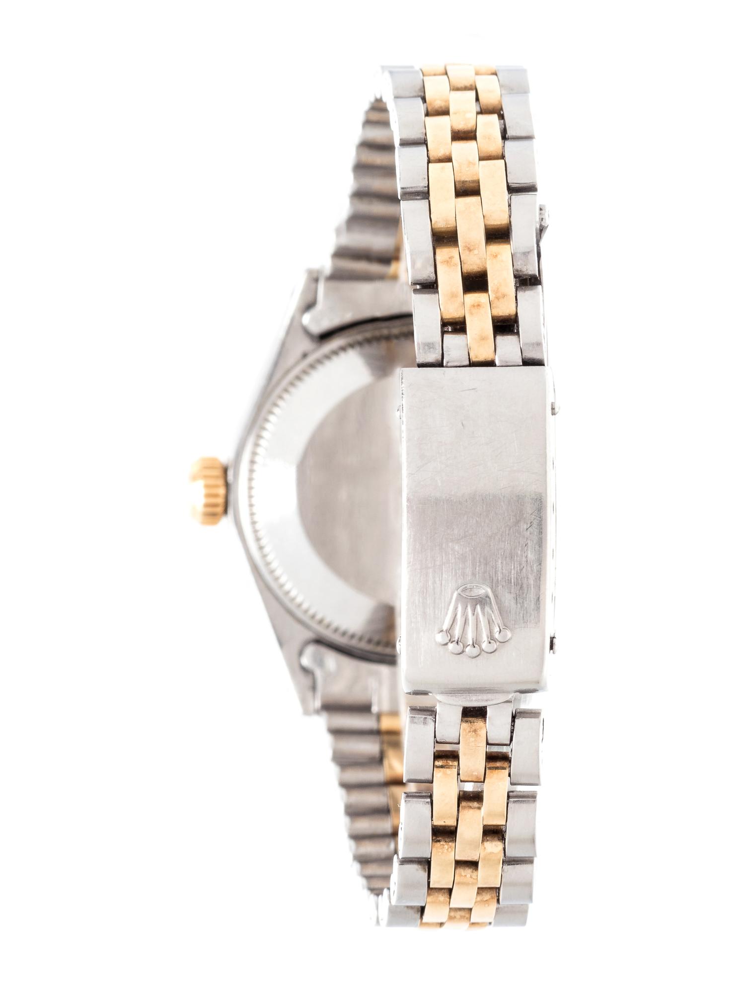 ROLEX, STAINLESS STEEL AND YELLOW GOLD REF. 6916 'OYSTER PERPETUAL DATEJUST' WRISTWATCH, CIRCA 1973