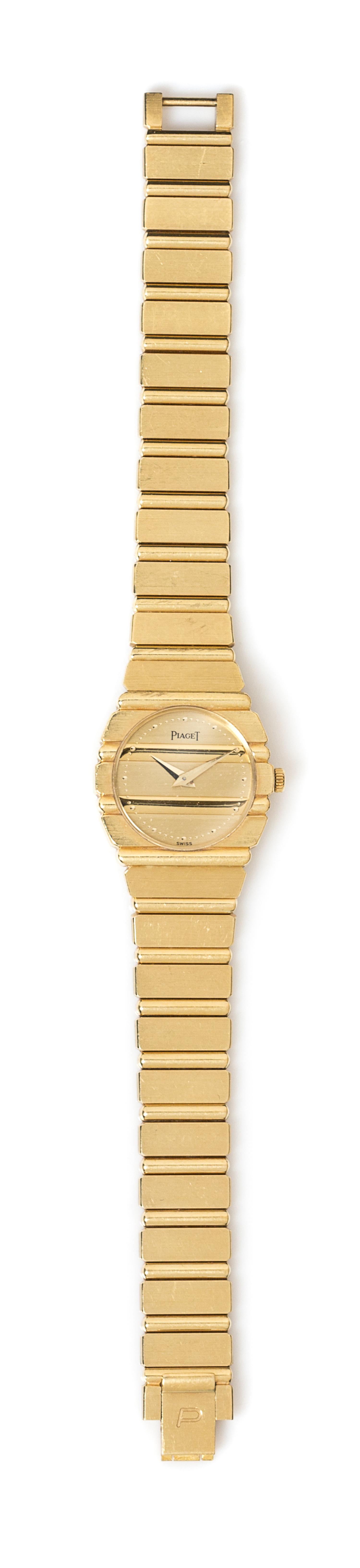 An 18 Karat Yellow Gold Polo Wristwatch, Piaget, 56.60 dwts.
