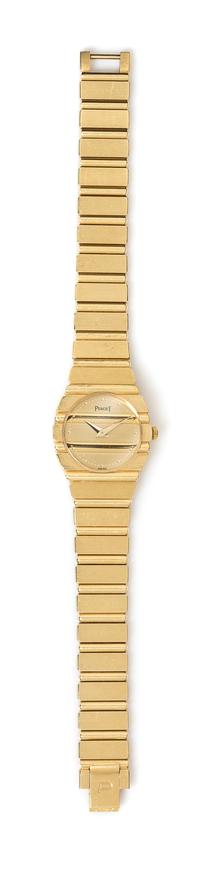 An 18 Karat Yellow Gold Polo Wristwatch, Piaget, 56.60 dwts.