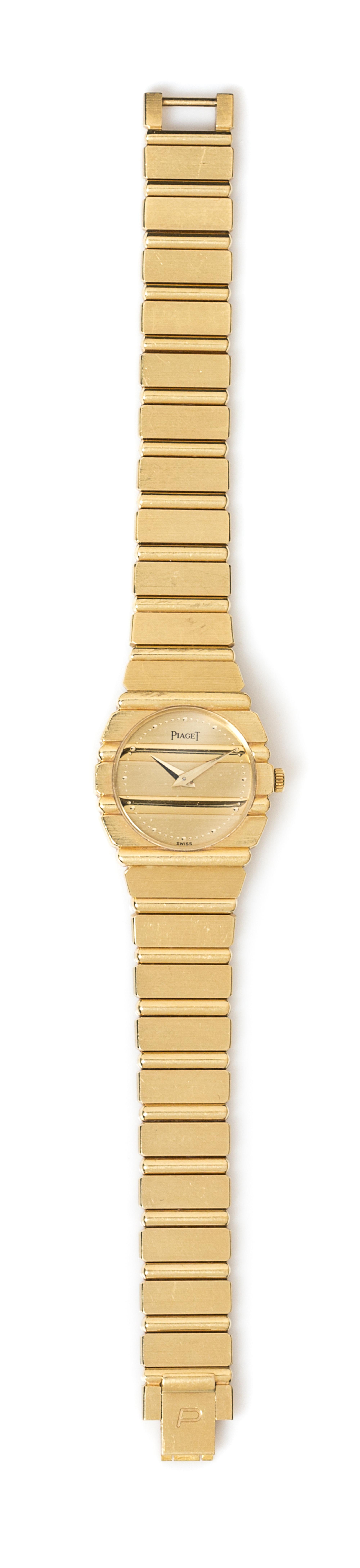 An 18 Karat Yellow Gold Polo Wristwatch, Piaget, 56.60 dwts.