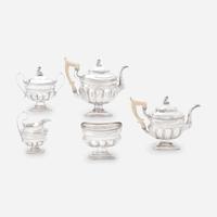 A Federal five-piece silver tea and coffee service Anthony Rasch (1778-1858), Philadelphia, PA (active 1804-1820), circa 1820