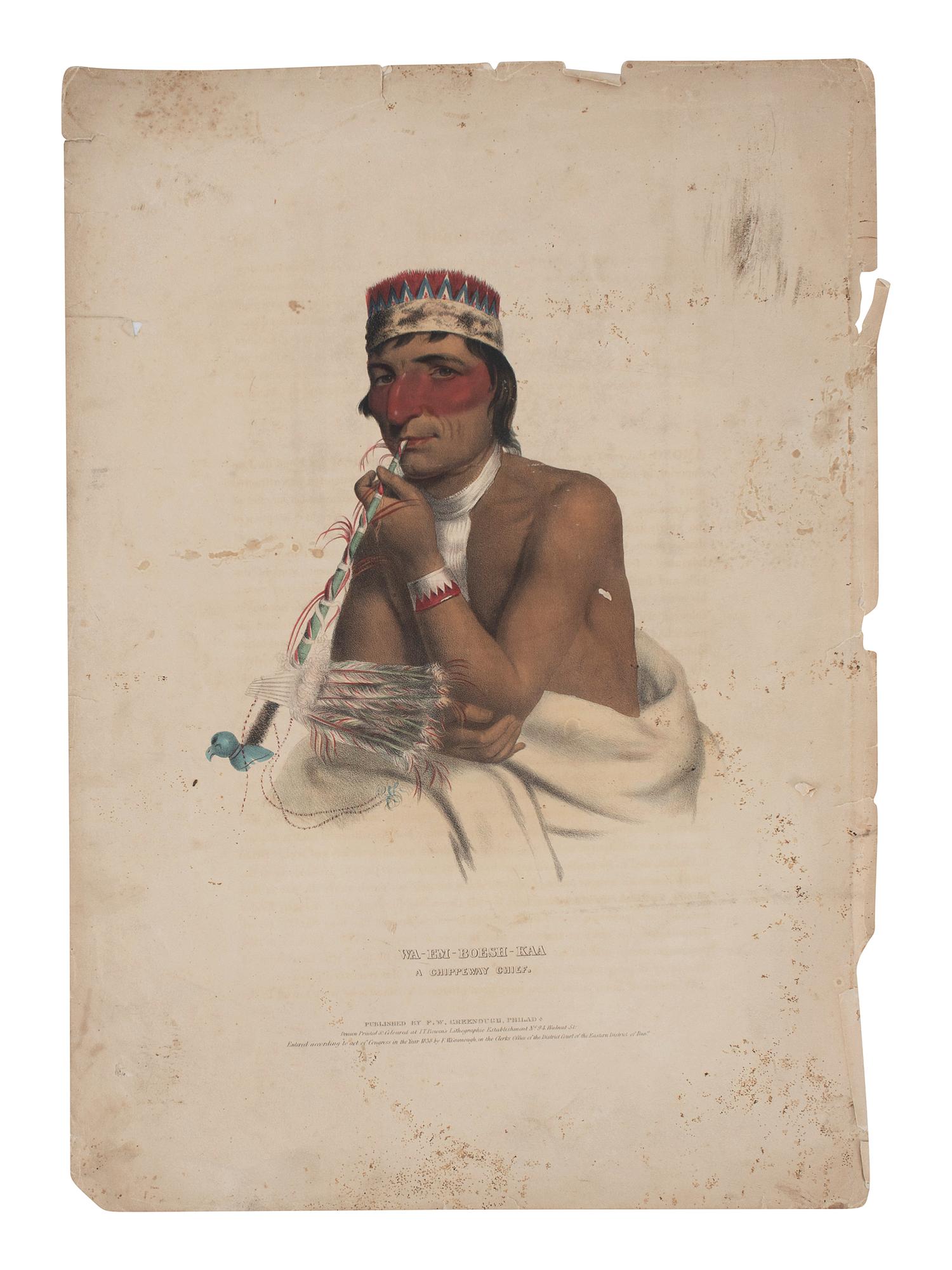 McKENNEY, Thomas and James HALL. History of the Indian Tribes of North America