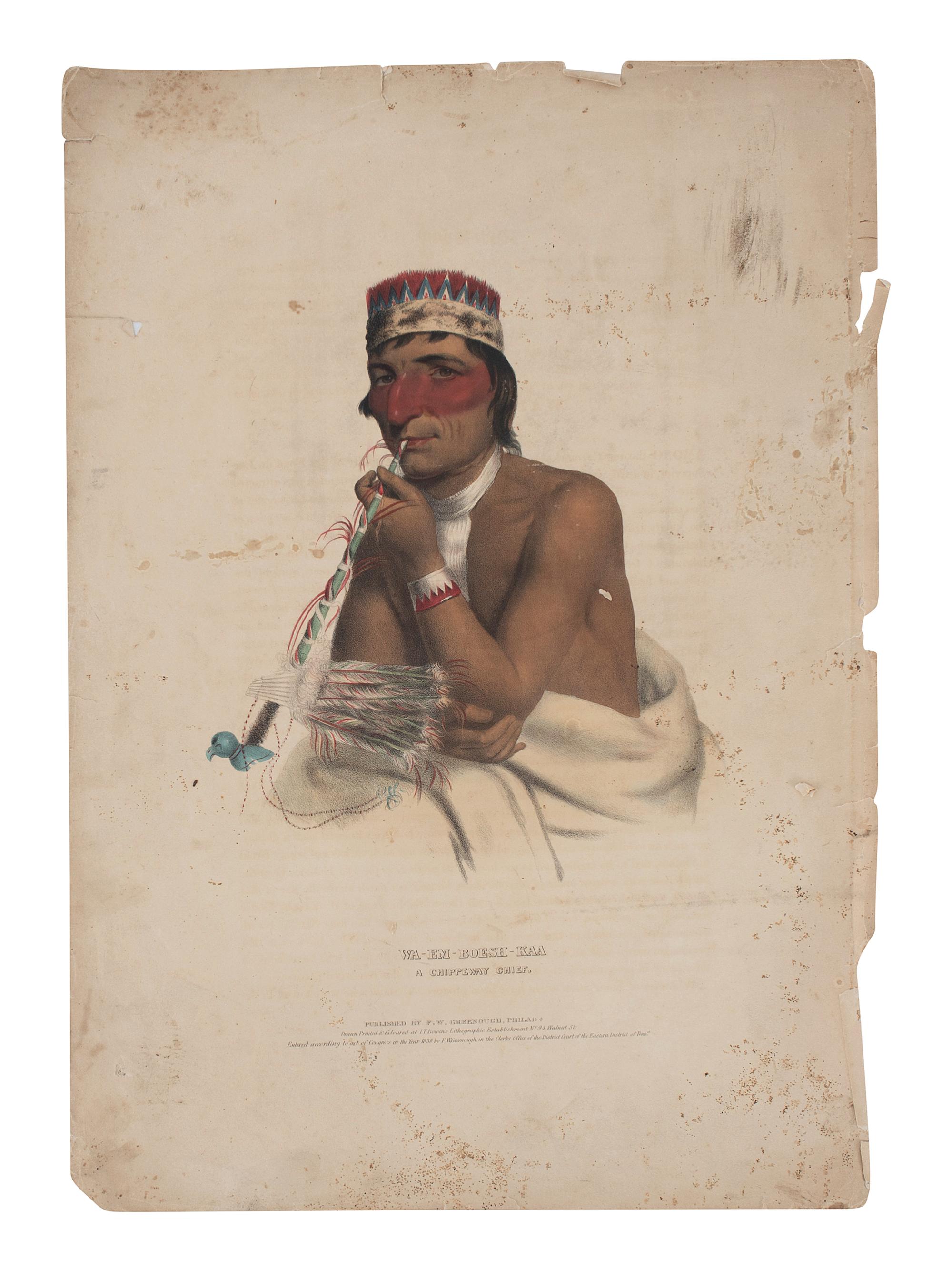 McKENNEY, Thomas and James HALL. History of the Indian Tribes of North America