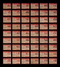 A Complete Set of 1954 Topps World on Wheels Trading Cards (160/160)