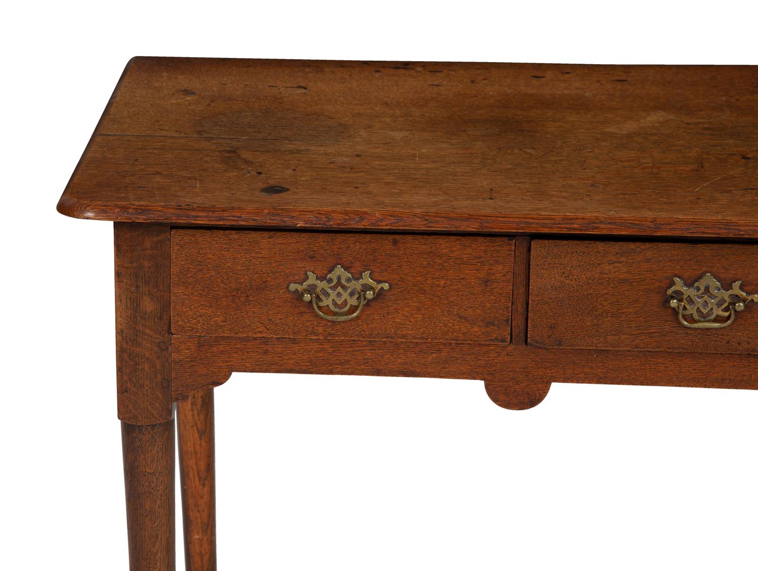 A George I Style Oak Dressing Table