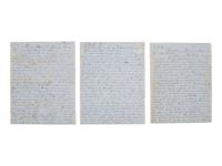 [GOLD RUSH]. Extensive California Gold Rush archive of William J. Jewell (1818-1885) including letters, diaries, and photographs, ca. 1852-1853.