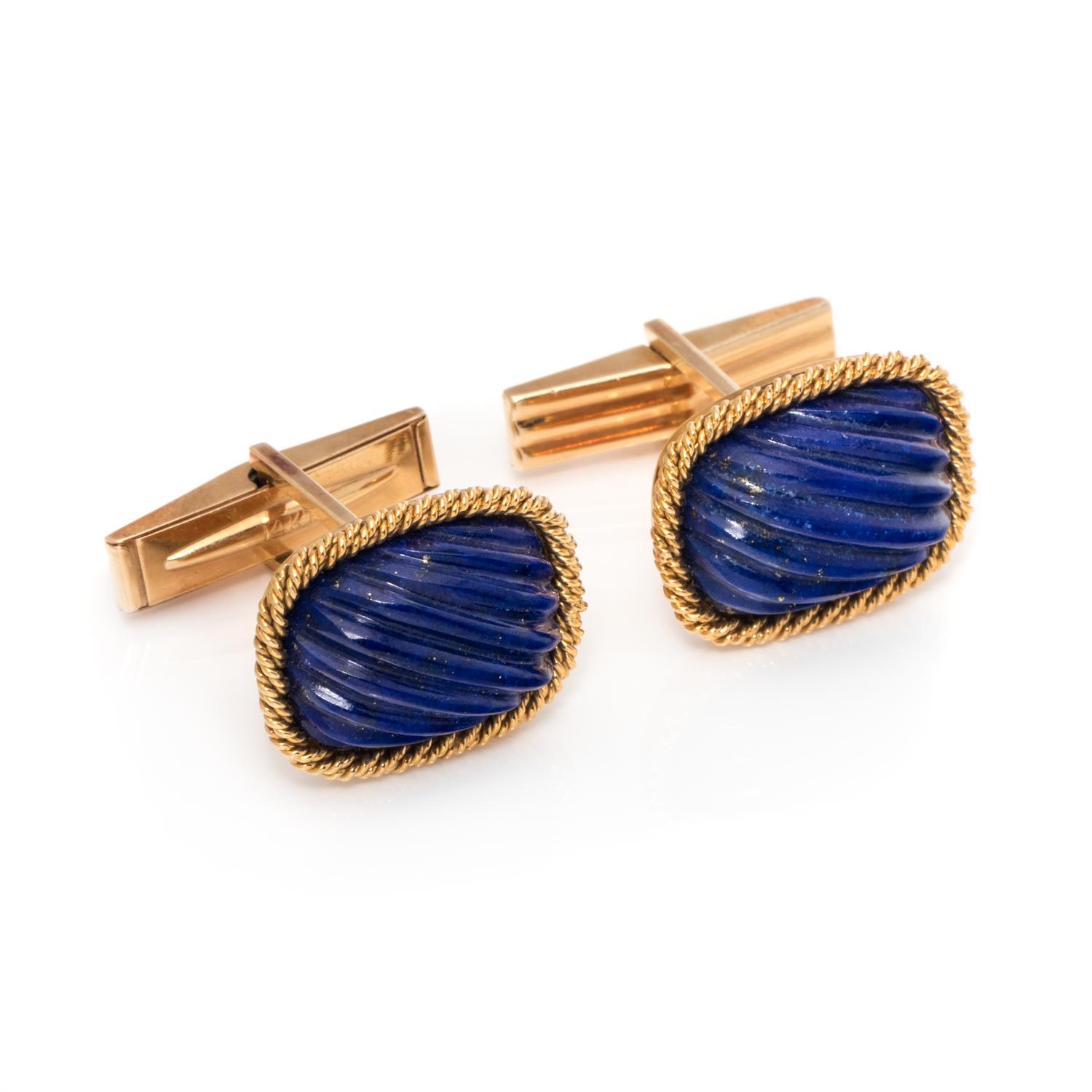 LAPIS LAZULI CUFFLINKS